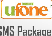 Ufone SMS Packages. Nazaria.pk